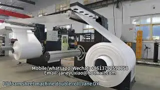 ps foam sheet making machine/ eps foam sheet extruder/ polystyrene foam sheet extrusion machine