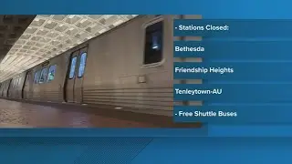 Weekend construction on the Red Line