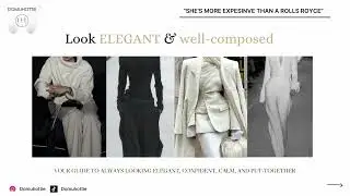 Effortlessly elegant and put together