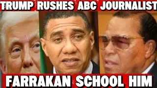 Trump Rush journalist and Louis #farakhan lash out against Trump 