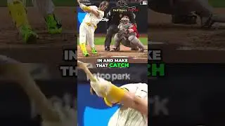 MLB Drama  Wild Play Sends Player to the Ground! #mlb #baseball #jugadaincreible #sports