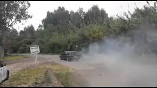 volvo 745 16v turbo burnout
