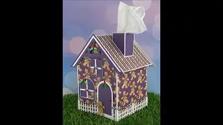 Assembly tutorial for the house tissue box cover