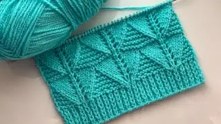 Knitting stitch pattern for ladies sweater/ladies cardigan/frock/shawl