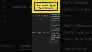 Automatic Type Conversions in javascript 