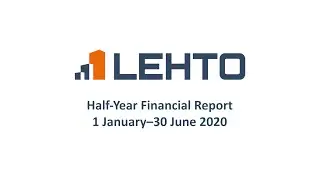 Half-Year Financial Report 1 January&ndash;30 June 2020