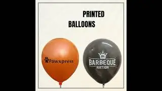Custom Printed Balloons for Birthday Parties & Events &ndash; Personalized Balloons for Promotions & Decor