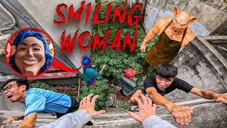 ESCAPING SMILING WOMAN REAL LIFE ( Best of Compilation Season 6 ) Horror Parkour Pov | 3RUN