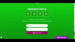 Wordpress Template | Health & Fitness Landing Page | Gym Sales Page | Sales Funnel Template