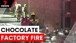 Sydney chocolate factory fire causes extensive damage | 7NEWS