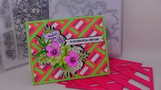 Pink & Main Layered Stripe Dies & Tonic Studios Stamp Club 