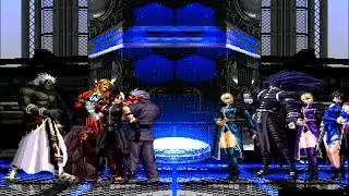 TEAM OF RUGAL VS TEAM OF ASURA FT: MUKAI MRKARATE NAMELESS VS REICHEL SHIKI OROCHI REICHEL 