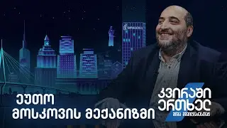 კვირაში ერთხელ მიშა მშვილდაძესთან – ეუთო - მოსკოვის მექანიზმი