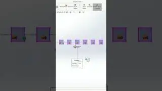 SOLIDWORKS Linear pattern command .. #finiteelementmethod #3d #blender #catia