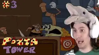 (100% Blind) Gotta Knock that face off that Pizza! - Pizza Tower Stream 3