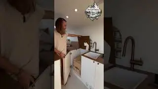DIY van with hidden shower and toilet