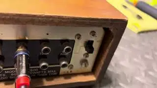 Realistic SA-500 Solid State Stereo Amp Demo