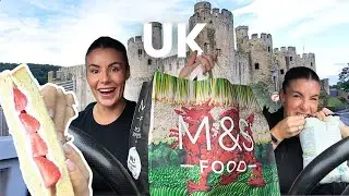 Flying Back to the UK, Viral M&S Food Haul 🍓 & 7am Coffee Date in Conwy | Vlog | POPPY OWEN