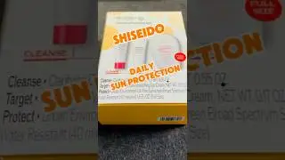 Shiseido Daily Sun Protection #sunscreen  #skincareproducts