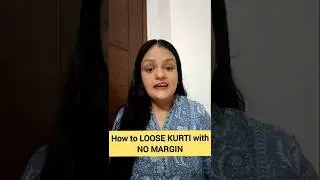 How to loose TIGHT KURTI with NO MARGIN #alteration #fashion #kurti #suits #design #clothing #kurtis