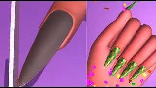 Acrylic Nails Gameplay All Levels Walkthrough Android New Game Update Max Pro #shorts