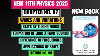 Beats | Difference of Frequencies of Tuning Forks | Examples of Beats | Ch 7 | New 11th Physics 2025