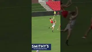 Gold Coast's Jy Farrar takes a hanger in the VFL against Southport. #afl #goldcoastsuns #vfl #reel