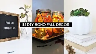 DIY Dollar Tree Farmhouse Fall Decor [2020]