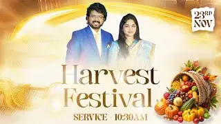 Harvest Festival Sunday || 23rd November || Ps.Divya David || Ps.David Raju #sundayservice