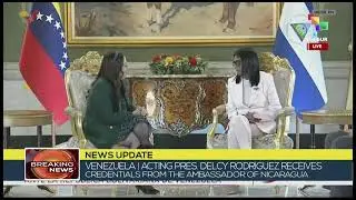#Live | The Acting President of Venezuela receives credentials from the diplomatic corp