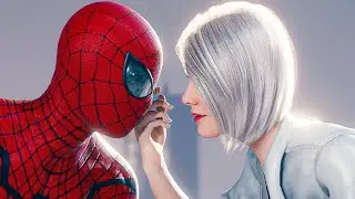 Spider-Man Kisses Silver Sable Almost Scene