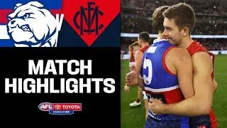 Dunkley brothers battle | Western Bulldogs v Melbourne Highlights | Round 17, 2019 | AFL