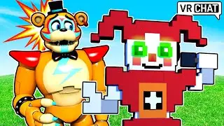Circus Baby TRAPPED in 2D!? in VRCHAT