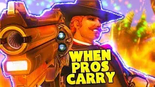 How The PROS Carry... (UNBELIEVABLE PLAYS) - Overwatch Funny Moments and Best Plays 66