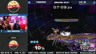 Ride or Pie 3 - roboticphish (Falco) vs. ME | Vro (Marth) - SSBM - Winners Semis