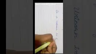 trying cursive writing with Gel pen / Basic creations by Mouli #youtube #shorts #2022