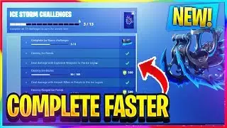 *NEW* HOW TO COMPLETE ICE STORM CHALLENGES FASTER! | Fortnite Tips