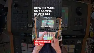How to make any sample fit any key on Akai Force #AkaiForce #akaipro #musicproduction