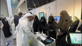 انطلاق مشاركة مكتب تعليم الفيحاء بركن تعريفي عن مبادرات وبرامج المكتب ‏في معرض الشرق الأوسط الخامس