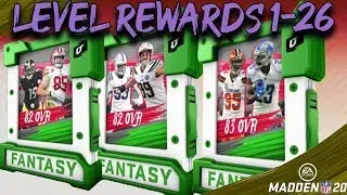 LEVEL REWARDS 1-26! MADDEN 20 ULTIMATE TEAM