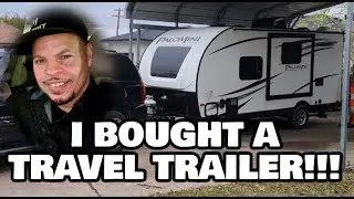 I Bought A Travel Trailer!! | First Time Buyer!! | 2019 Palomino Palomini 181 FBS