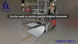 PP hollow plastic formwork with high strength and high hardness, eco-friendly and cost-saving.