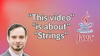 Strings and String Literals in Java