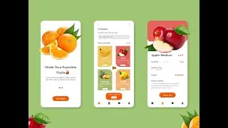 Fruit shop app UI | Flutter | Django rest framework