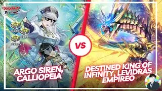 (D-Standard) DZ-BT08 Argo Siren, Calliopeia VS  Destined King of Infinity, Levidras Empireo