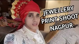 Vlog-41// jewellery print shoot in nagpur//tarunsharmaactor// actor's life// Bollywood// shoot/ 💜ᗷTS