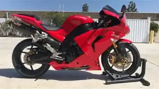 2007 Kawasaki Ninja ZX-10R / KR Tuned Exhaust Sound Clip / Walk Around