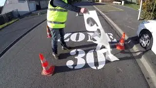 Mon artisane marquage urbain au pochoir