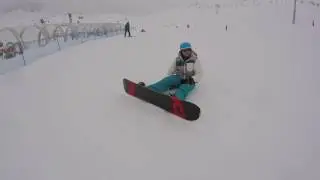 Jamie Dack snowboarding