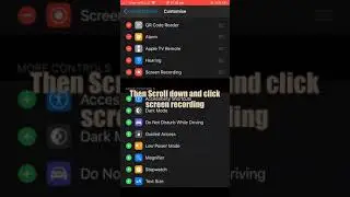 How to screen record on iPhone